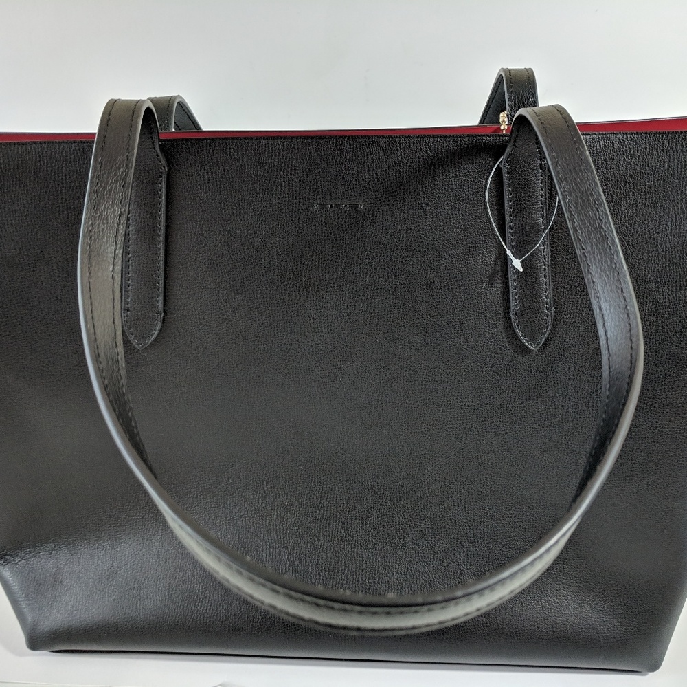 Coach F31535 Black Leather Tote - Picture 3 of 6